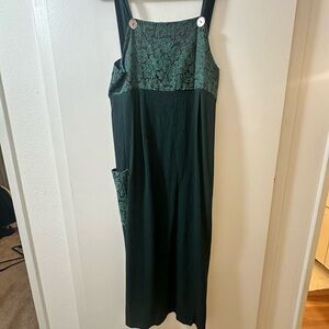 Elegant Green Midi Dress